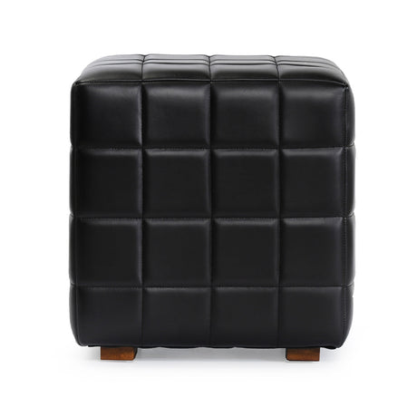 CarloMidnight Raven 18" Square Ottoman by Classic Home at Eve Furniture