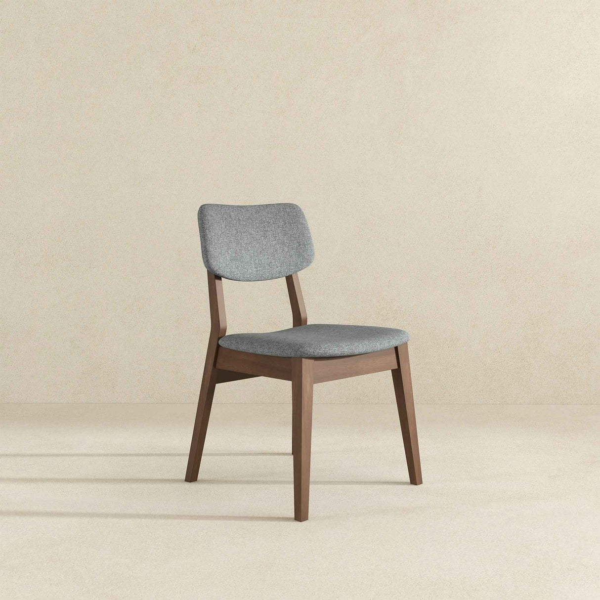 Carlos Dark Grey Fabric Solid Back Side Chair (Set Of 2) by Ashcroft Furniture at Eve Furniture
