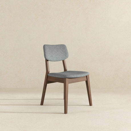 Carlos Dark Grey Fabric Solid Back Side Chair (Set Of 2) by Ashcroft Furniture at Eve Furniture