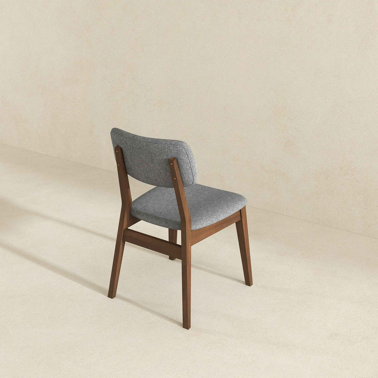 Carlos Dark Grey Fabric Solid Back Side Chair (Set Of 2) by Ashcroft Furniture at Eve Furniture