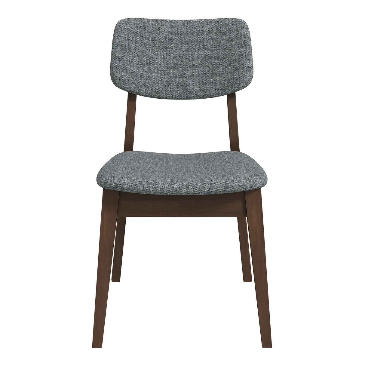 Carlos Dark Grey Fabric Solid Back Side Chair (Set Of 2) by Ashcroft Furniture at Eve Furniture
