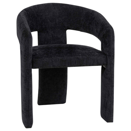 Carlow Black Upholstered Dining Arm Chair (Set of 2) by Coaster at Eve Furniture