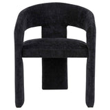 Carlow Black Upholstered Dining Arm Chair (Set of 2) by Coaster at Eve Furniture