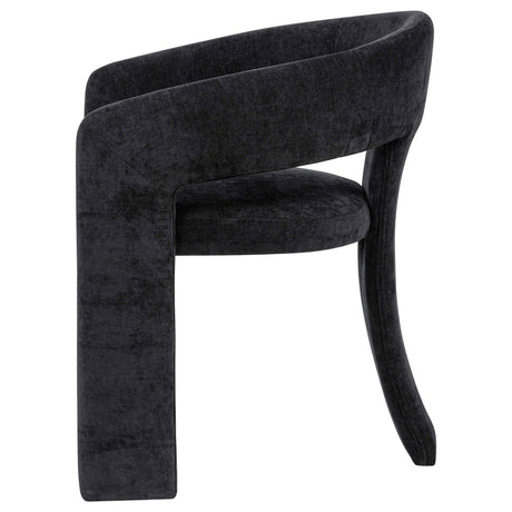 Carlow Black Upholstered Dining Arm Chair (Set of 2) by Coaster at Eve Furniture