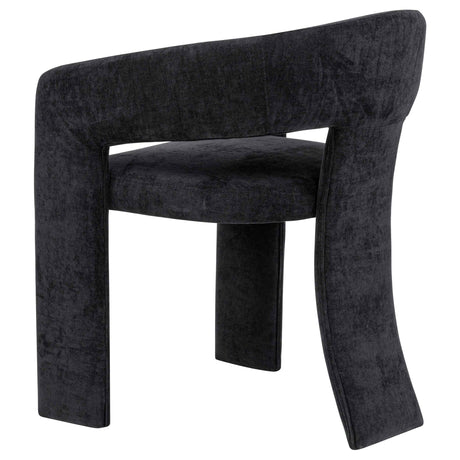 Carlow Black Upholstered Dining Arm Chair (Set of 2) by Coaster at Eve Furniture