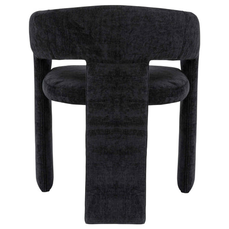 Carlow Black Upholstered Dining Arm Chair (Set of 2) by Coaster at Eve Furniture