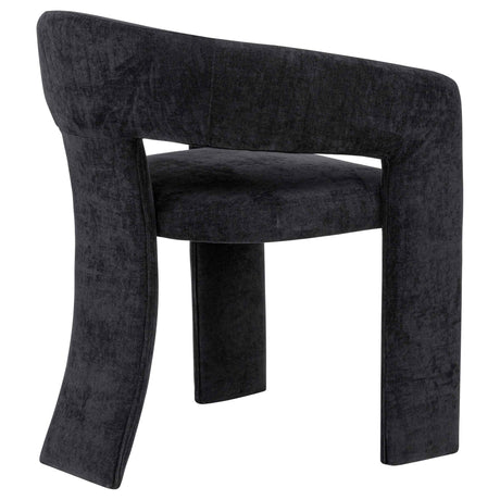 Carlow Black Upholstered Dining Arm Chair (Set of 2) by Coaster at Eve Furniture