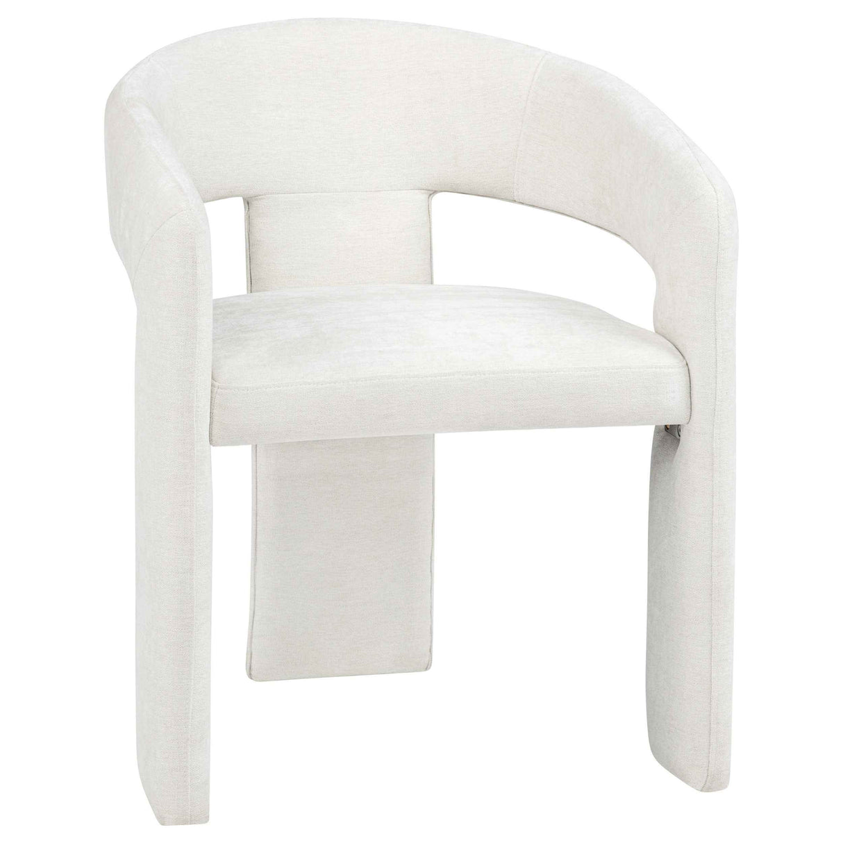 Carlow White Upholstered Dining Arm Chair (Set of 2) by Coaster at Eve Furniture