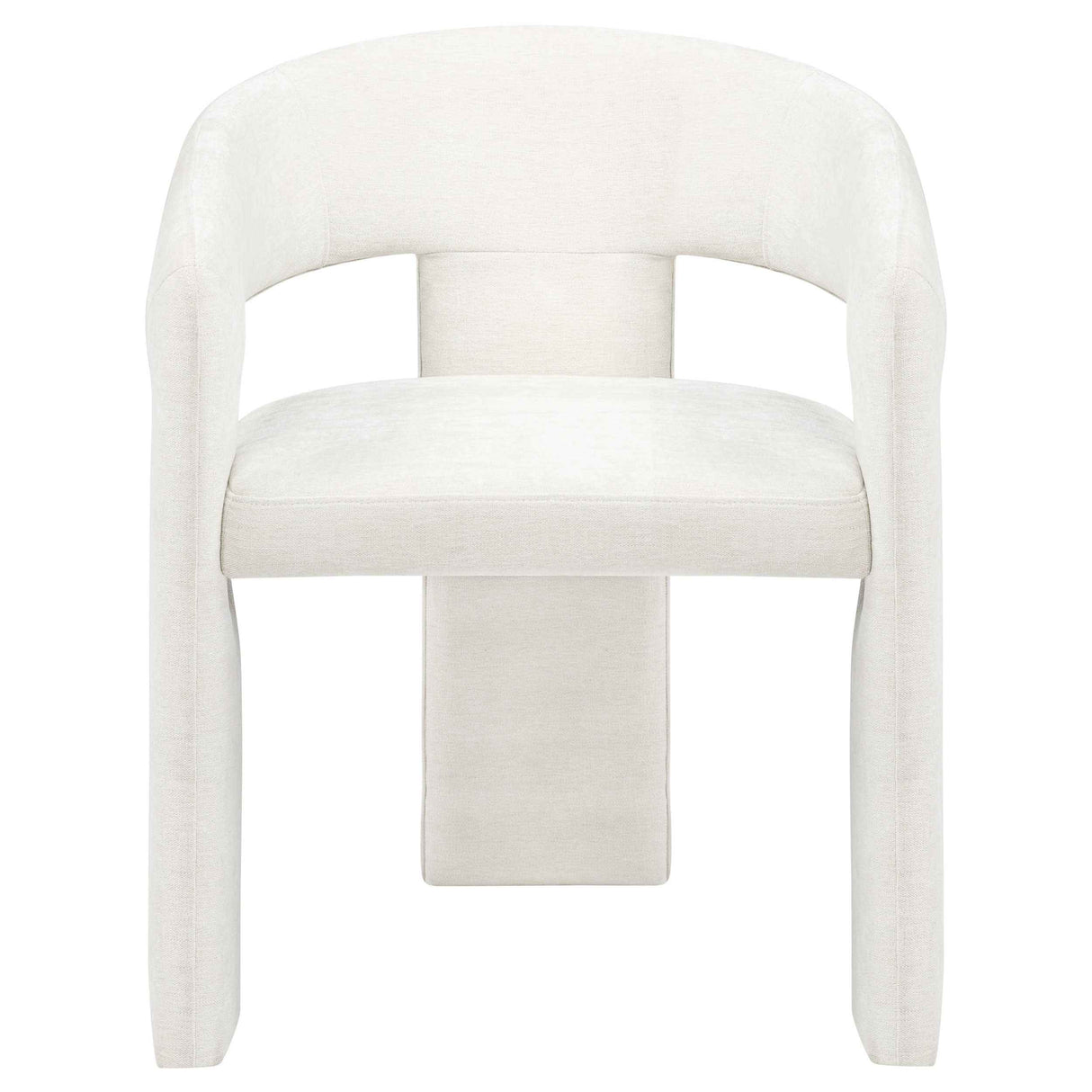 Carlow White Upholstered Dining Arm Chair (Set of 2) by Coaster at Eve Furniture