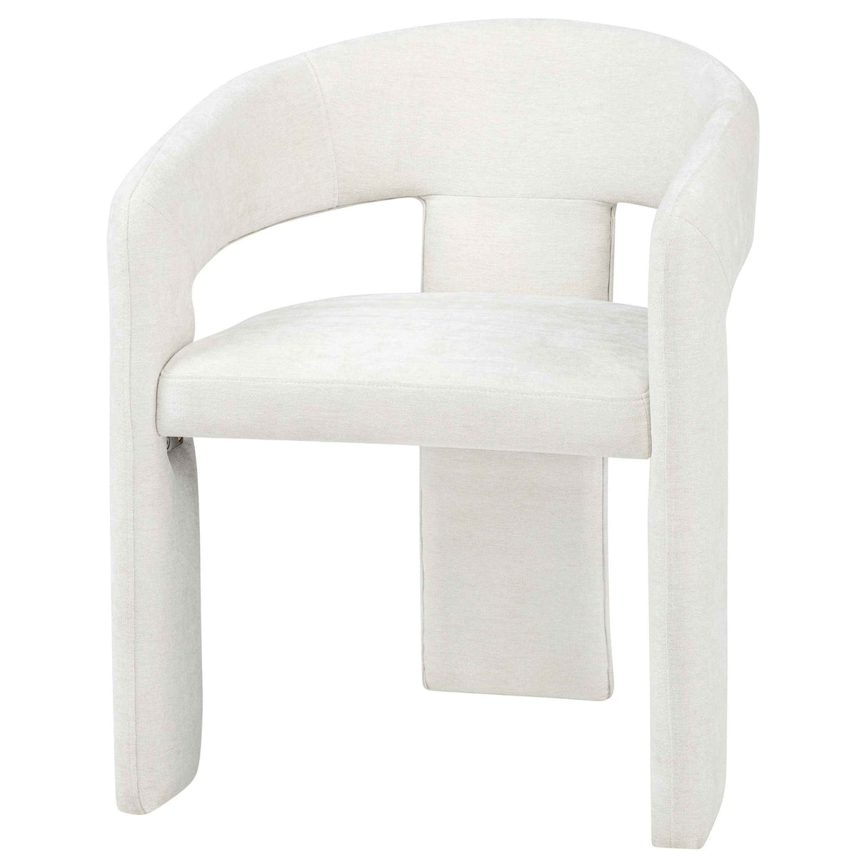 Carlow White Upholstered Dining Arm Chair (Set of 2) by Coaster at Eve Furniture
