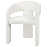 Carlow White Upholstered Dining Arm Chair (Set of 2) by Coaster at Eve Furniture