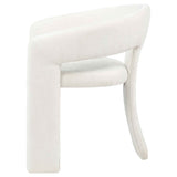 Carlow White Upholstered Dining Arm Chair (Set of 2) by Coaster at Eve Furniture