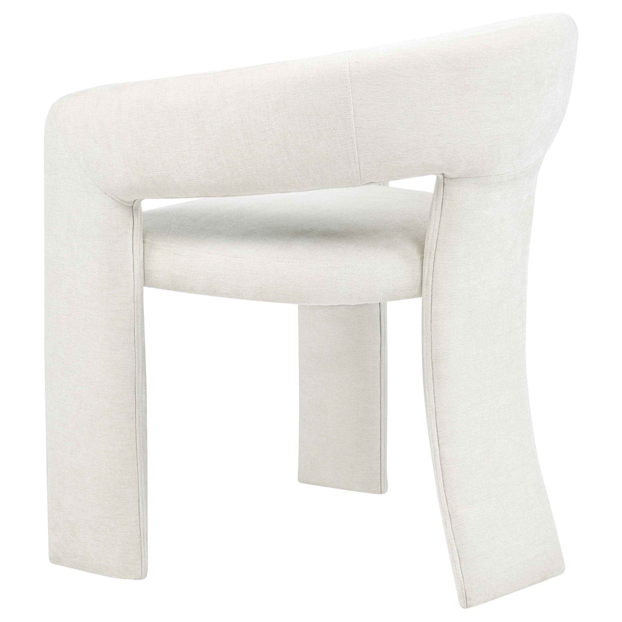 Carlow White Upholstered Dining Arm Chair (Set of 2) by Coaster at Eve Furniture