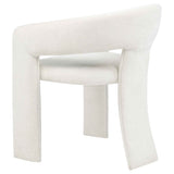 Carlow White Upholstered Dining Arm Chair (Set of 2) by Coaster at Eve Furniture