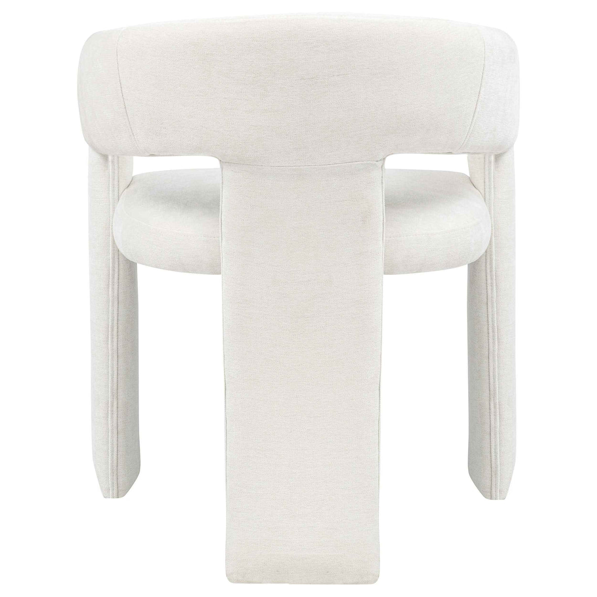 Carlow White Upholstered Dining Arm Chair (Set of 2) by Coaster at Eve Furniture
