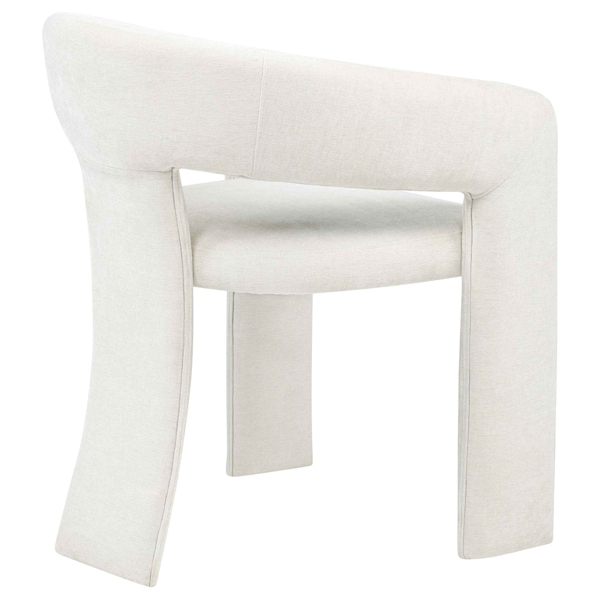 Carlow White Upholstered Dining Arm Chair (Set of 2) by Coaster at Eve Furniture