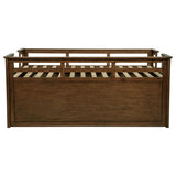 Carlsbad Medium Brown Wood Twin Captains Bed With Trundle by Coaster at Eve Furniture