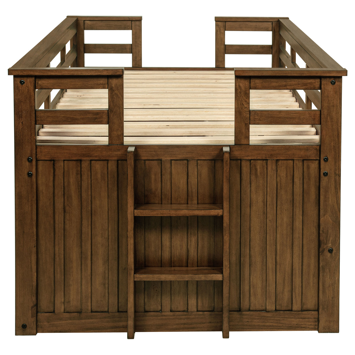 Carlsbad Medium Brown Wood Twin Captains Bed With Trundle by Coaster at Eve Furniture
