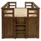 Carlsbad Medium Brown Wood Twin Captains Bed With Trundle by Coaster at Eve Furniture