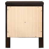 Carlton 2-Drawer Rectangular Nightstand Cappuccino