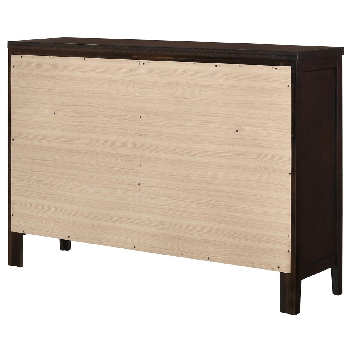 Carlton Cappuccino 6-Drawer Rectangular Dresser