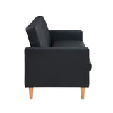 Carlton Black Convertible Sofa Bed