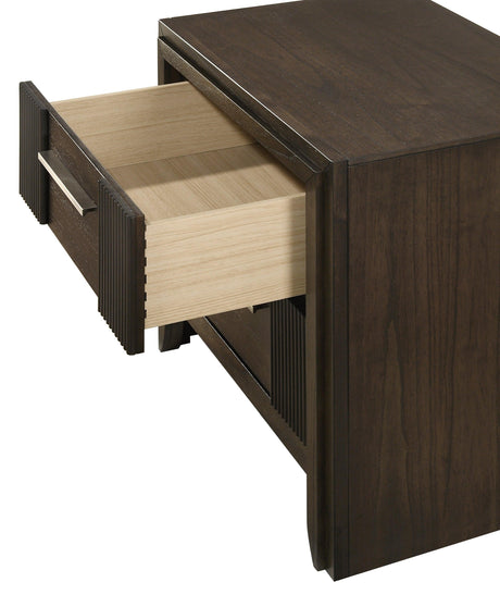 Carlton Brown Nightstand by Crown Mark at Eve Furniture