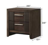 Carlton Brown Nightstand by Crown Mark at Eve Furniture