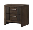 Carlton Brown Nightstand by Crown Mark at Eve Furniture