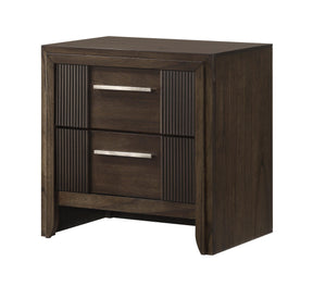 Carlton Brown Nightstand by Crown Mark at Eve Furniture