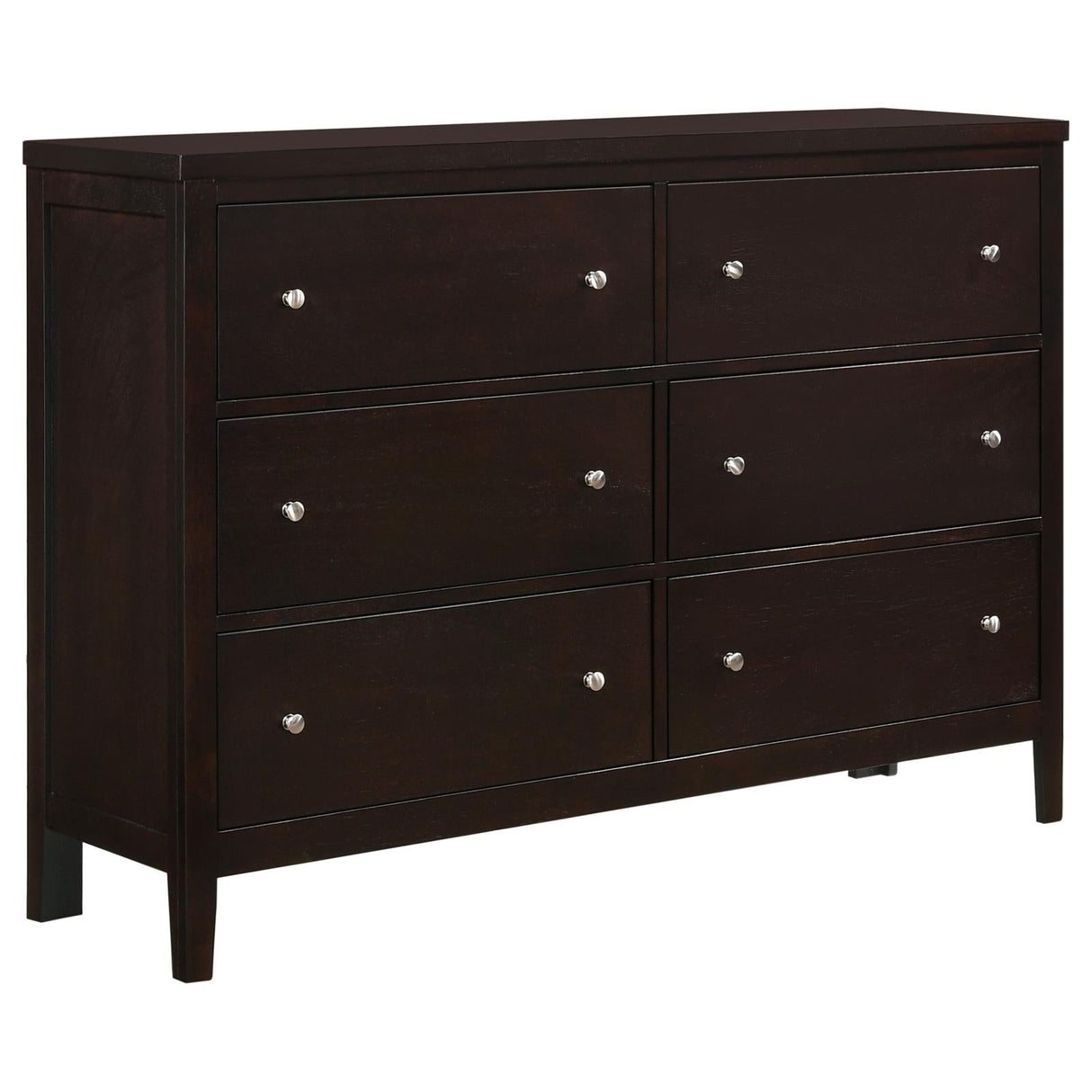 Carlton Cappuccino 4-Piece Queen Bedroom Set with Upholstered Headboard by Coaster at Eve Furniture