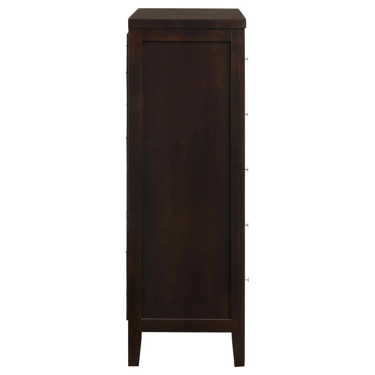 Carlton Cappuccino 5-Drawer Rectangular Chest by Coaster at Eve Furniture
