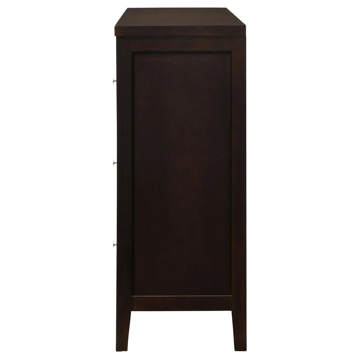 Carlton Cappuccino 6-Drawer Rectangular Dresser by Coaster at Eve Furniture