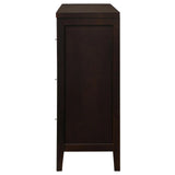 Carlton Cappuccino 6-Drawer Rectangular Dresser by Coaster at Eve Furniture