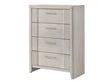 Carlton White Mist Chest by Crown Mark at Eve Furniture