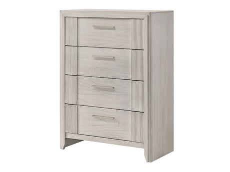 Carlton White Mist Chest by Crown Mark at Eve Furniture