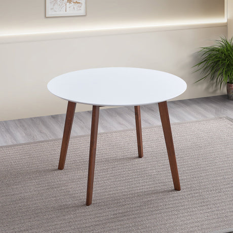 Carlton White Top Dining Table by Ashcroft Furniture at Eve Furniture