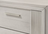 Carlton White Upholstered Panel Bedroom Set by Crown Mark at Eve Furniture