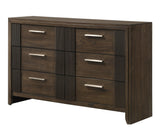 Carlton Brown Upholstered Panel Bedroom Set by Crown Mark at Eve Furniture