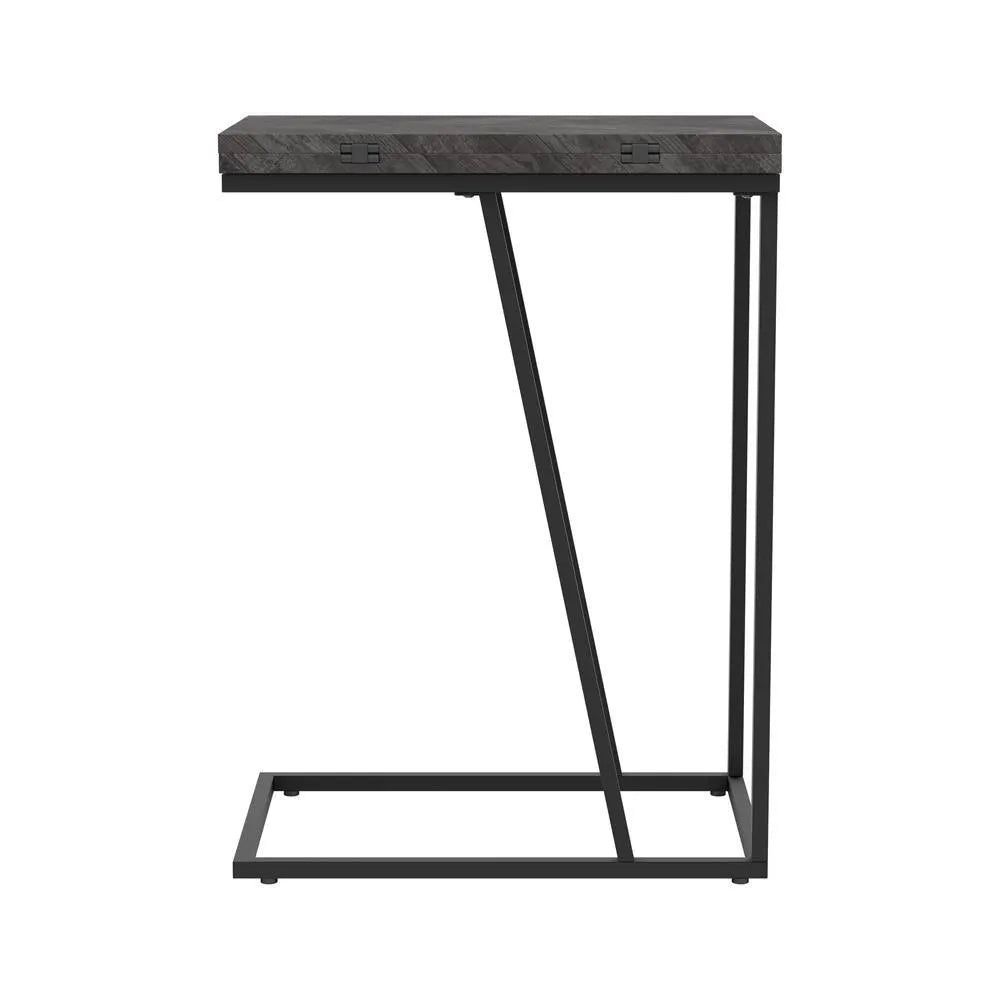 Carly Gray Expandable Chevron Rectangular Accent Table by Coaster at Eve Furniture
