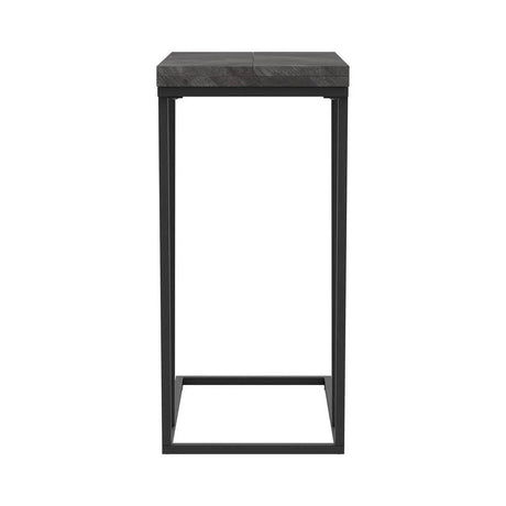 Carly Gray Expandable Chevron Rectangular Accent Table by Coaster at Eve Furniture