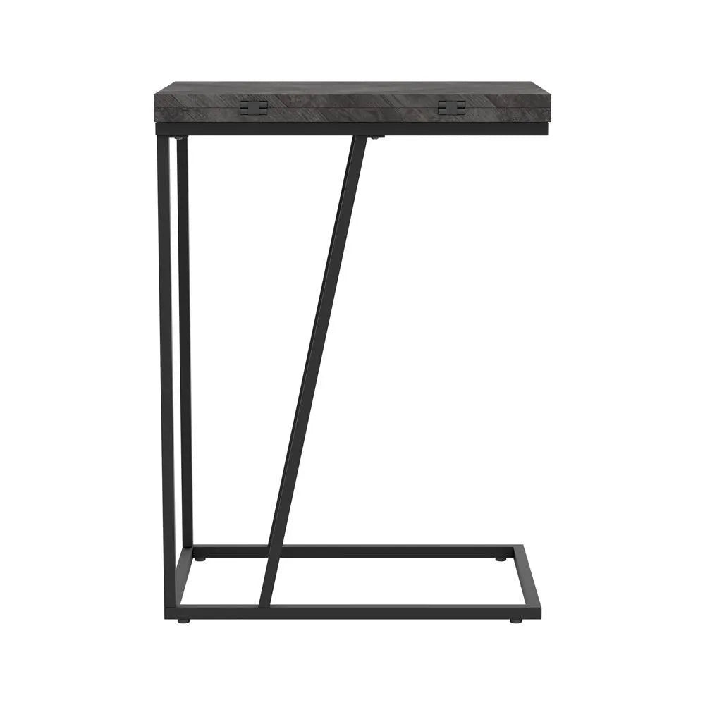 Carly Gray Expandable Chevron Rectangular Accent Table by Coaster at Eve Furniture