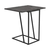 Carly Gray Expandable Chevron Rectangular Accent Table by Coaster at Eve Furniture