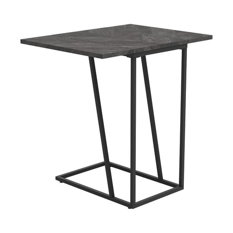 Carly Gray Expandable Chevron Rectangular Accent Table by Coaster at Eve Furniture