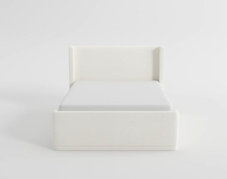 Carmel Beige California King Platform Bed by Homelegance at Eve Furniture