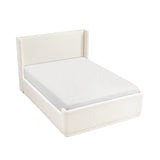 Carmel Beige California King Platform Bed by Homelegance at Eve Furniture