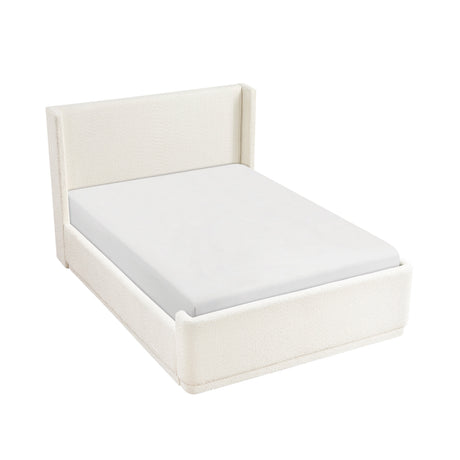 Carmel Beige California King Platform Bed by Homelegance at Eve Furniture