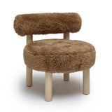 Carmel Vegan Shearling Accent Chair by TOV Furniture at Eve Furniture