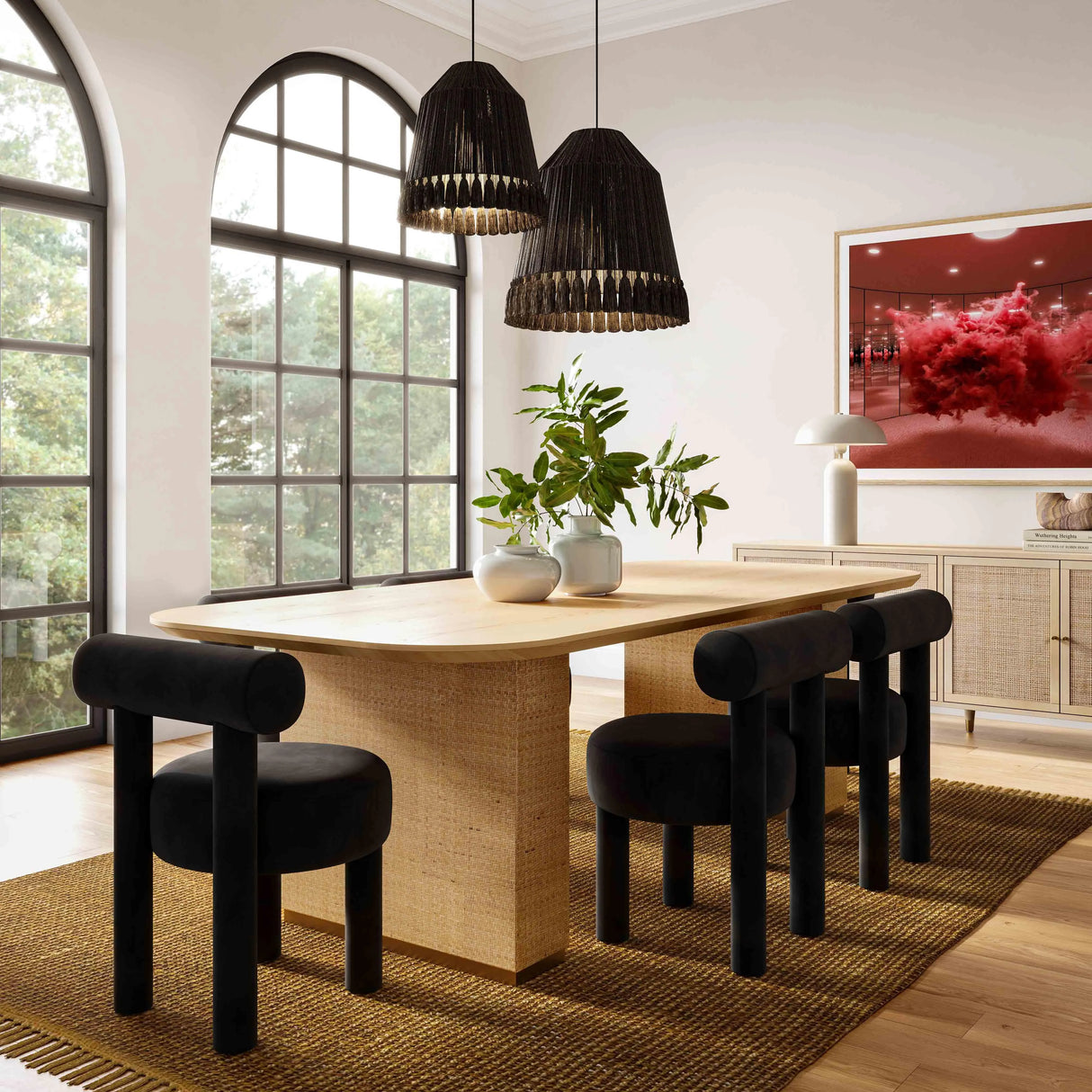 Carmel Velvet Dining Chair by TOV Furniture at Eve Furniture