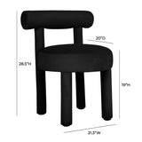 Carmel Velvet Dining Chair by TOV Furniture at Eve Furniture